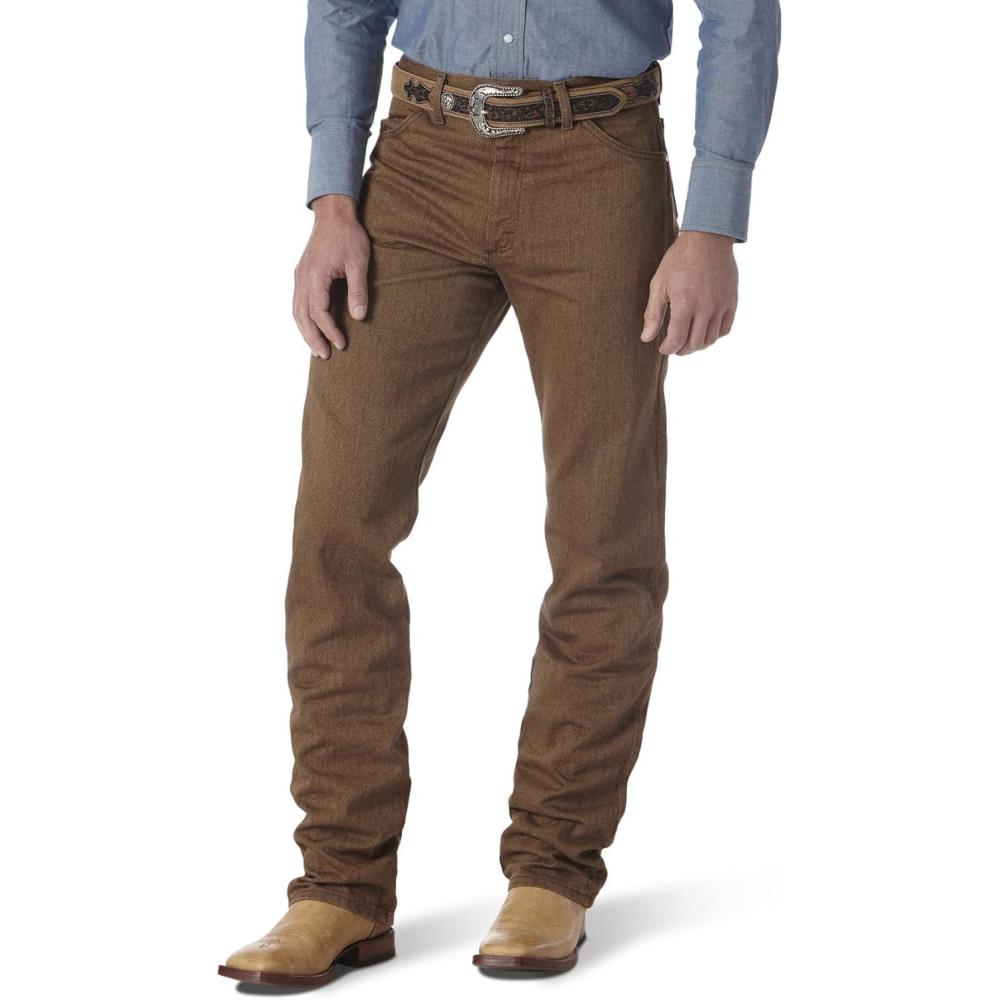 imageWrangler Mens 13MWZ Cowboy Cut Original Fit JeansBlack Whiskey