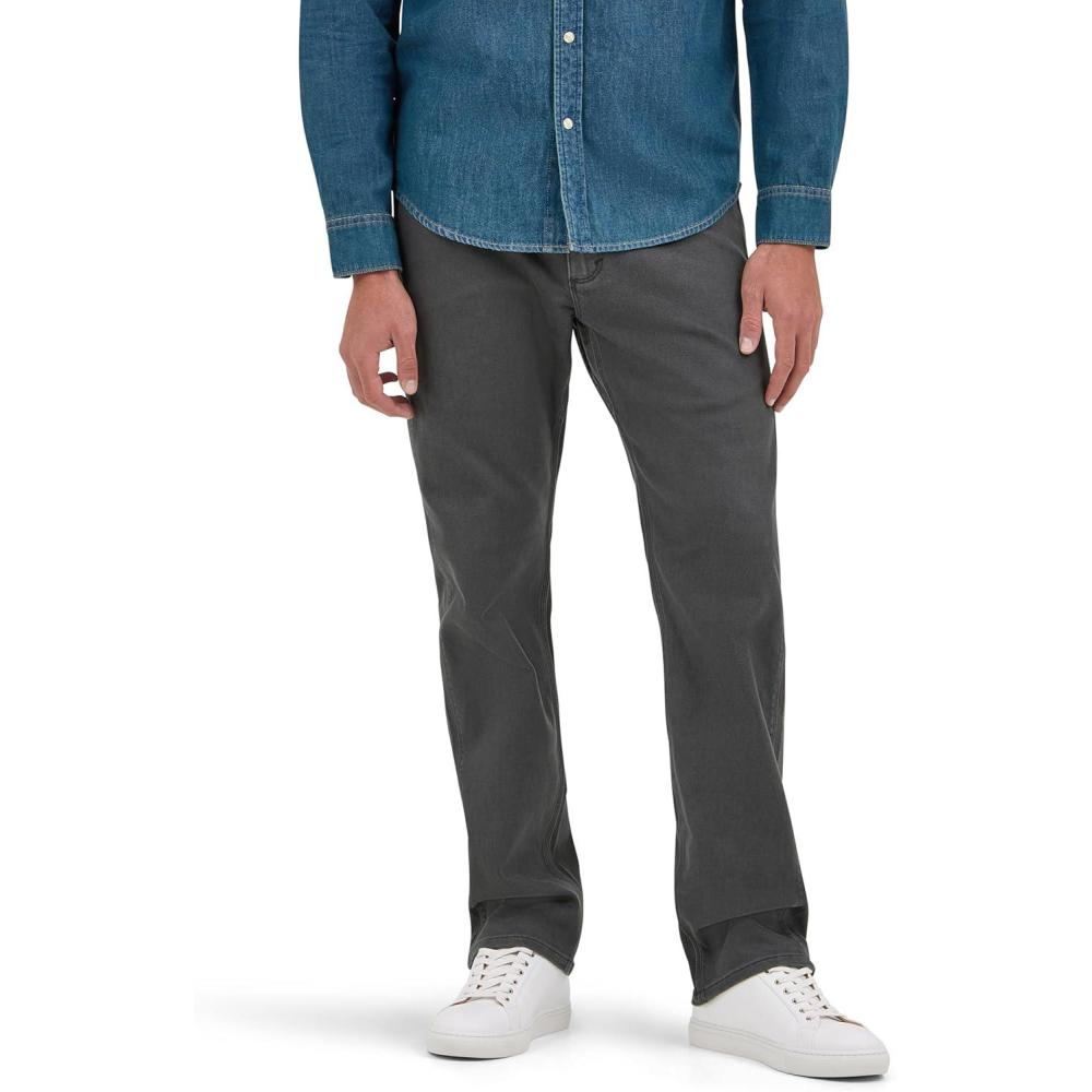 imageWrangler Mens Peak Comfort Stretch Twill JeanAsphalt
