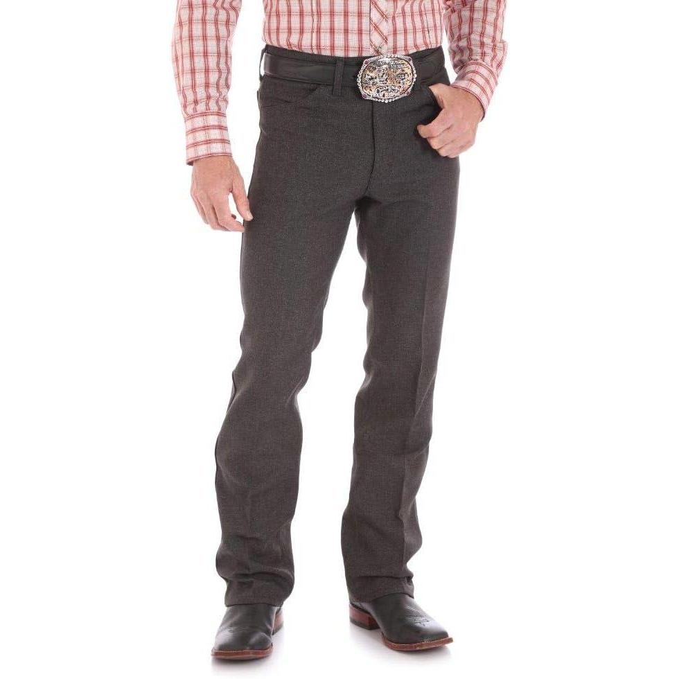 imageWrangler Mens Wrancher Dress JeanHeather Black