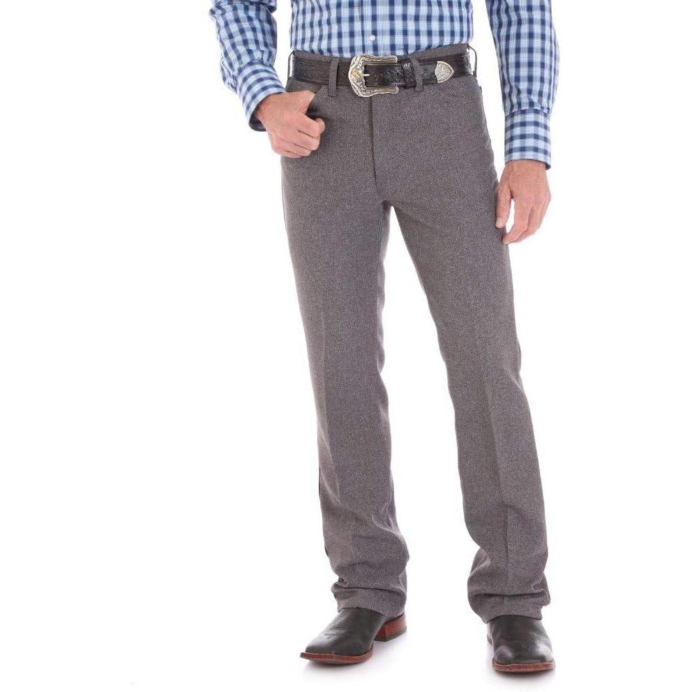 imageWrangler Mens Wrancher Dress JeanHeather Grey