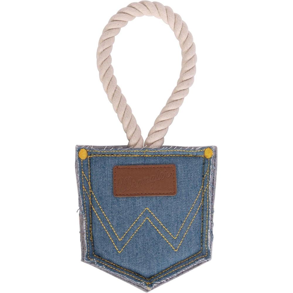 imageWrangler Rope Pocket Felt and Rope Toy