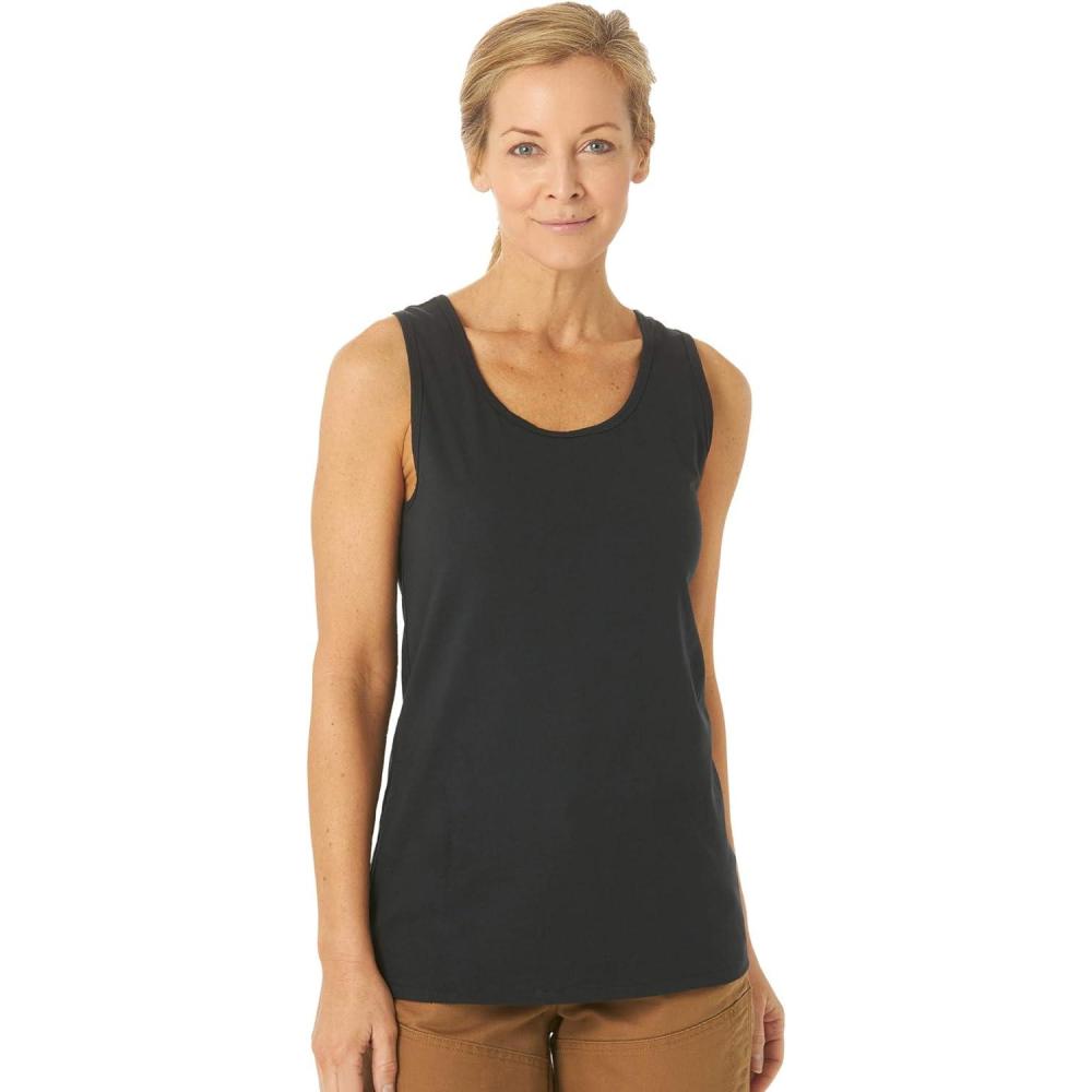 imageWrangler Womens Athletic Performance TankBlack