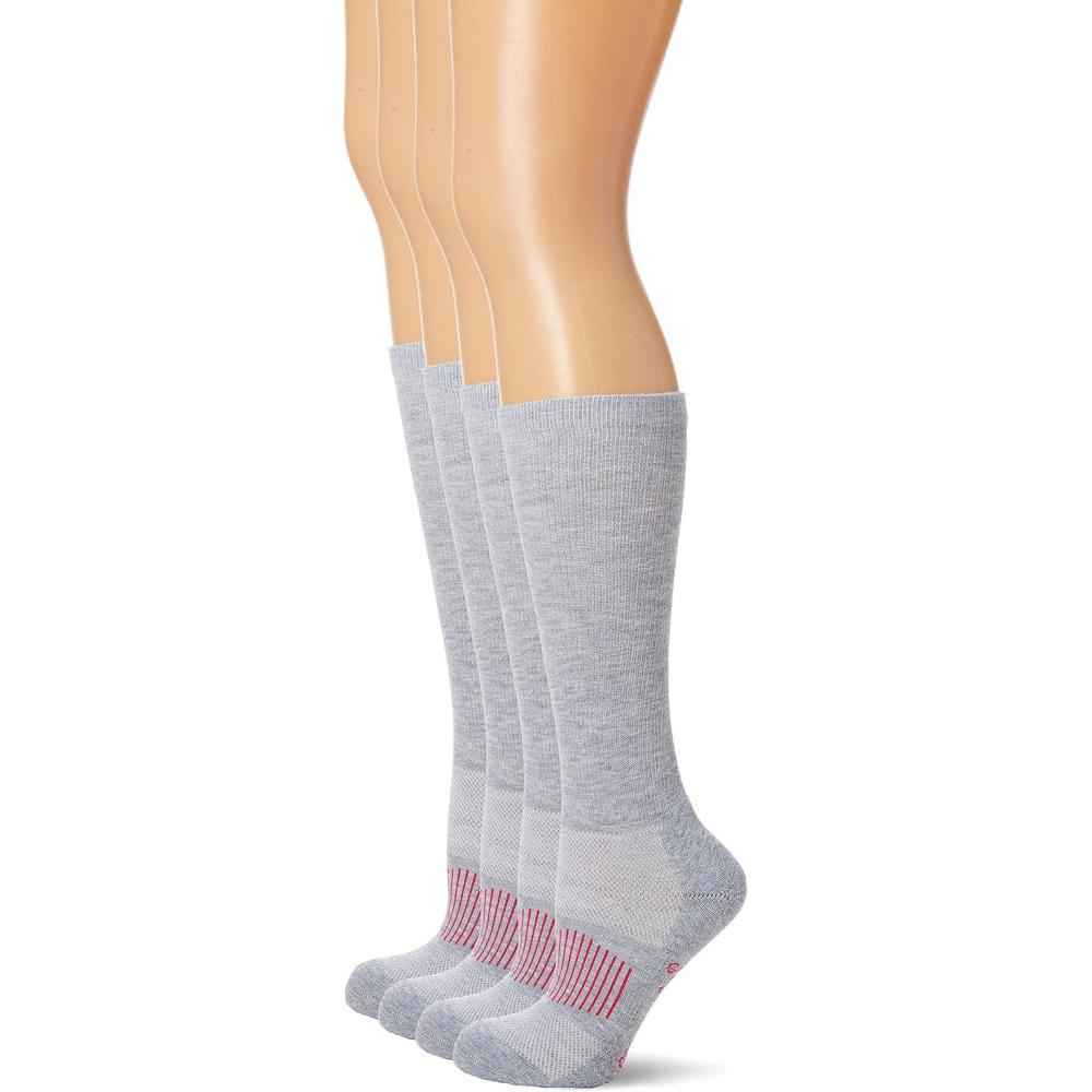 imageWrangler Womens Ladies Western Boot Socks 3 Pair PackGrey