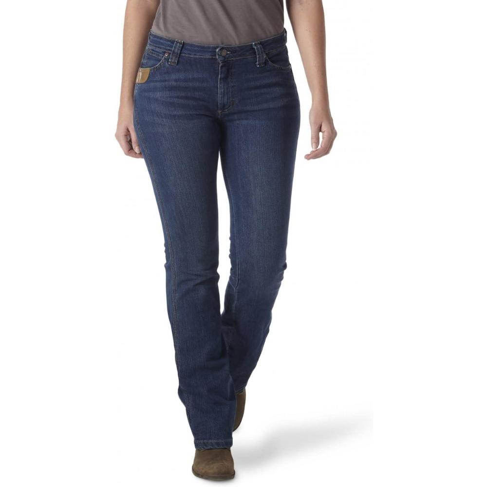 imageWrangler Womens Womens High Rise Bold Boot JeanLight Stone