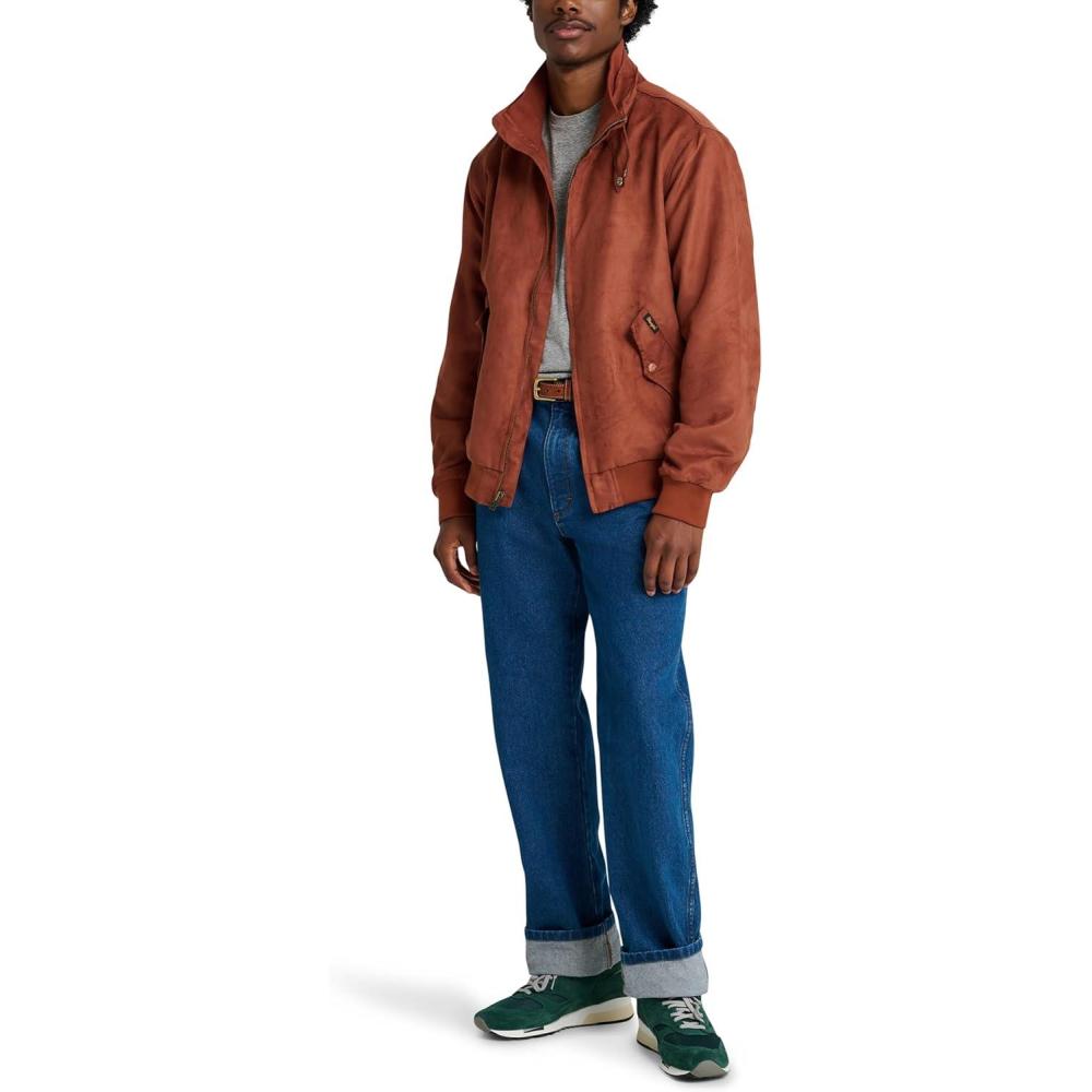 imageWrangler mens X Stranger Things Steve JacketUpside Down Brown