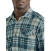 ATG Mens Campsite Button-Down Plaid Shirt(Cedar)