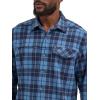 ATG Mens Campsite Button-Down Plaid Shirt(Harbor)