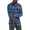 ATG Mens Campsite Button-Down Plaid Shirt(Harbor)