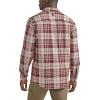ATG Mens Campsite Button-Down Plaid Shirt(Mahogany)