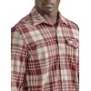 ATG Mens Campsite Button-Down Plaid Shirt(Mahogany)