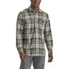 ATG Mens Campsite Button-Down Plaid Shirt(Walnut)