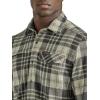 ATG Mens Campsite Button-Down Plaid Shirt(Walnut)