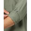 ATG by Wrangler Men’s Long Sleeve Mixed Material Shirt(Dusty Olive)