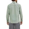 ATG by Wrangler Men’s Long Sleeve Mixed Material Shirt(Iceberg Green)