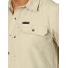 ATG by Wrangler Men’s Long Sleeve Mixed Material Shirt(Twill)