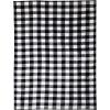 CARSTENS, INC. Plush Fleece Curtain Panel Set, Wrangler Western Collection, 2 Panels (54″ x 84″ Each), Blue Buffalo Plaid(Black & White Buffalo Plaid)