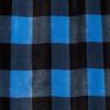 CARSTENS, INC. Plush Fleece Curtain Panel Set, Wrangler Western Collection, 2 Panels (54″ x 84″ Each), Blue Buffalo Plaid(Blue Buffalo Plaid)