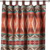 CARSTENS, INC. Woven Chenille Curtain Panel Set, 2 Panels (54″ x 84″ Each), Wrangler Mesa Daybreak(Mojave Sunset)