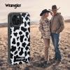 WITHit Wrangler® MagSafe Compatible Case for iPhone 15, Western Cow Print Design, Durable Resin Protective Cover for iPhone 15 Series (iPhone 15)