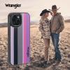 WITHit Wrangler® Multi-Striped Phone Case for iPhone 15/15 Pro/15 Pro Max, Western Design, MagSafe Compatible (Ridge Bloom, iPhone 15)