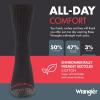 Wrangler – Mens Socks – Cushion Work Crew Socks Size 6-12(Black)