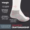 Wrangler – Mens Socks – Cushion Work Crew Socks Size 6-12(White)