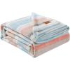 Wrangler – Queen Size Blanket, Super Soft & Reversible Plush Fleece Bedding, Throw Blanket for Couch or Bed (Glen Canyon Stripe Blue)(Glen Canyon Stripe Blue)