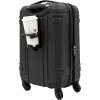 Wrangler 20″ Astral Hardside Carry-On Luggage, Black(Black)