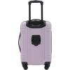 Wrangler 20″ Astral Hardside Carry-On Luggage, Black(Lilac)