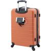 Wrangler 20″ Smart Spinner Carry-On Luggage With Usb Charging Port(Burnt Orange)