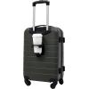 Wrangler 20″ Smart Spinner Carry-On Luggage With Usb Charging Port(Deep Depths)