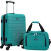 Wrangler 20″ Smart Spinner Carry-On Luggage With Usb Charging Port(Teal)
