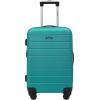 Wrangler 20″ Smart Spinner Carry-On Luggage With Usb Charging Port(Teal)