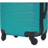 Wrangler 20″ Smart Spinner Carry-On Luggage With Usb Charging Port(Teal)