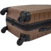 Wrangler 20″ Smart Spinner Carry-On Luggage With Usb Charging Port(Toffee)