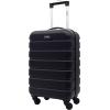 Wrangler 21.5″ Spinner Carry-On Luggage, Navy Blue(Black)