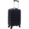 Wrangler 21.5″ Spinner Carry-On Luggage, Navy Blue(Black)