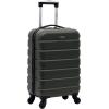 Wrangler 21.5″ Spinner Carry-On Luggage, Navy Blue(Deep Depth)