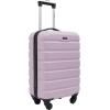 Wrangler 21.5″ Spinner Carry-On Luggage, Navy Blue(Lilac)