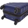 Wrangler 5 Piece Luggage & Travel Accessories Set, Red(Blue)