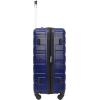 Wrangler 5 Piece Luggage & Travel Accessories Set, Red(Blue)