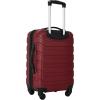 Wrangler 5 Piece Luggage & Travel Accessories Set, Red(Red)