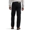 Wrangler Authentics Mens Classic 5-Pocket Relaxed Fit Cotton Jean(Black)
