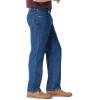 Wrangler Authentics Mens Classic 5-Pocket Relaxed Fit Cotton Jean(Dark Stonewash)