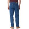 Wrangler Authentics Mens Classic 5-Pocket Relaxed Fit Cotton Jean(Dark Stonewash)