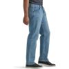 Wrangler Authentics Mens Classic 5-Pocket Relaxed Fit Flex Jean(Bleached Denim Flex)