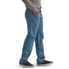 Wrangler Authentics Mens Classic 5-Pocket Relaxed Fit Flex Jean(Light Stonewash Flex)