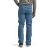 Wrangler Authentics Mens Classic 5-Pocket Relaxed Fit Flex Jean(Light Stonewash Flex)