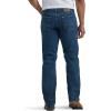 Wrangler Authentics Mens Classic 5-Pocket Relaxed Fit Flex Jean(Military Blue Flex)