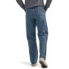 Wrangler Authentics Mens Classic 5-Pocket Relaxed Fit Flex Jean(Vintage Blue Grey Flex)